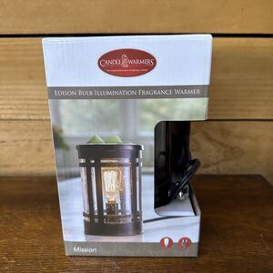 *NEW* Candle Warmers Vintage Bulb Illumination Fragrance Warmer - Mission NIB